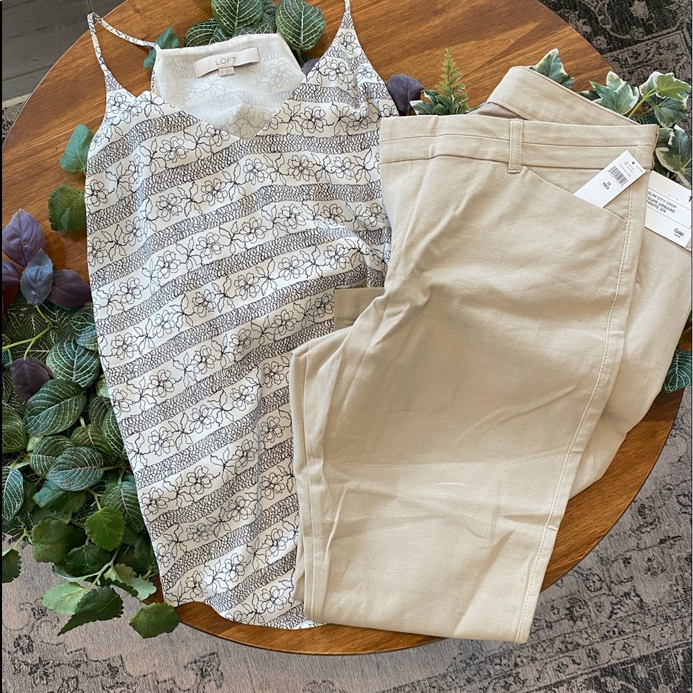 Gap Slim City Crop Pants